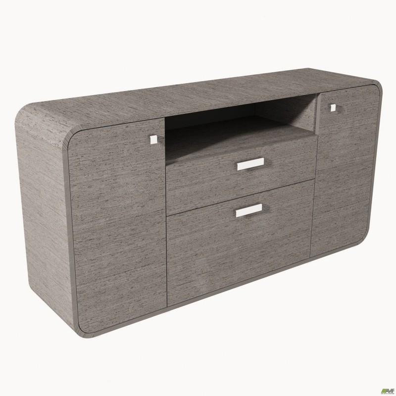 Комод AT-900 (1620х420х830) Венге сірий / графіт/чорний графіт AMF