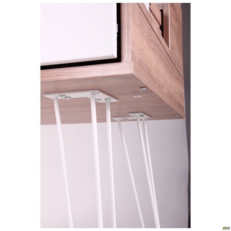 Комп'ютерний стіл Franko ST-S1609 1000*600*955 білий 1392/горіх світлий F126+білий F123 AMF