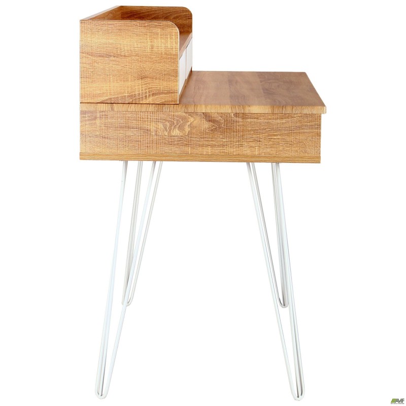 Комп'ютерний стіл Franko ST-S1609 1000*600*955 білий 1392/горіх світлий F126+білий F123 AMF