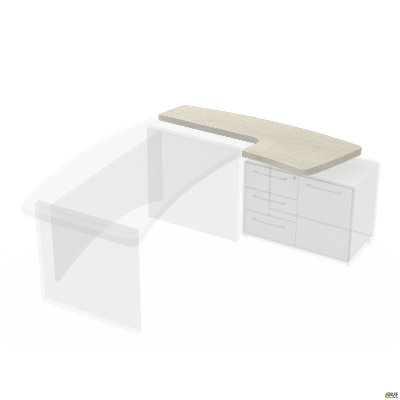 Крило бічне Онікс 570х1535х760 Дуб ценамон ліве AMF