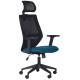 Крісло Lead Black HR сидіння SM 2328/спинка Сітка HY-100 чорна AMF Крісло Lead Black HR сидіння SM 2328/спинка Сітка HY-100 чорна AMF