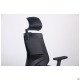 Крісло Lead Black HR сидіння SM 2328/спинка Сітка HY-100 чорна AMF Крісло Lead Black HR сидіння SM 2328/спинка Сітка HY-100 чорна AMF