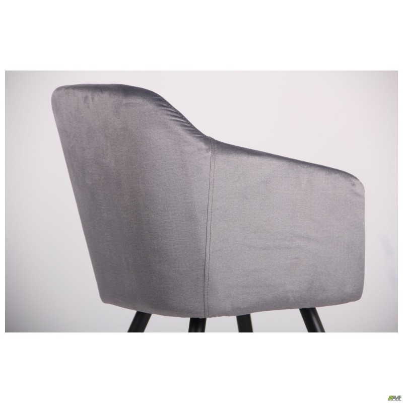 Крісло Lynette black / silver AMF