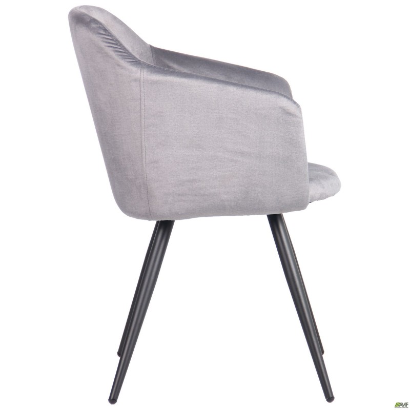 Крісло Lynette black / silver AMF