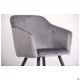 Крісло Lynette black / silver AMF