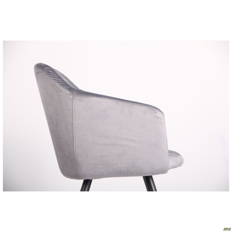 Крісло Lynette black / silver AMF
