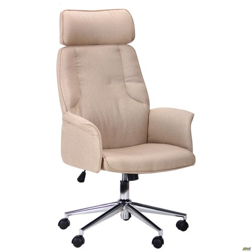 Крісло Madison CX0944H(Y10-01) хром/пісочний AMF
