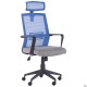 Крісло Neon HR сидіння Сідней-20/спинка Сітка синя AMF