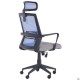 Крісло Neon HR сидіння Сідней-20/спинка Сітка синя AMF