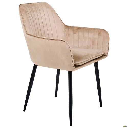 Крісло Paula-C вельвет капучіно AMF