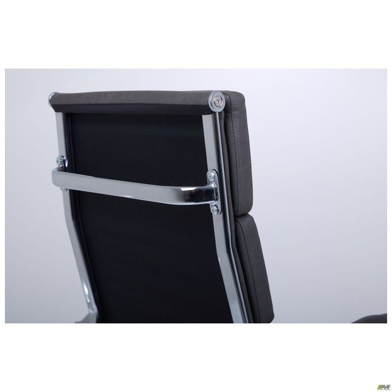 Крiсло Slim FX HB Хром Tilt WAX Black Grey AMF