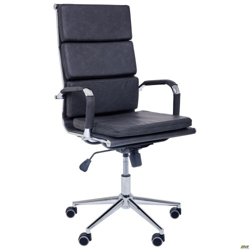 Крiсло Slim FX HB Хром Tilt WAX Dark Grey AMF