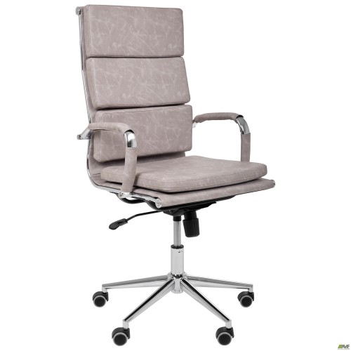 Крiсло Slim FX HB Хром Tilt WAX Light Grey AMF