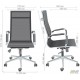 Крісло Slim Net HB Хром Tilt чорний AMF Крісло Slim Net HB Хром Tilt чорний AMF