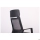 Крісло Twist black сірий AMF