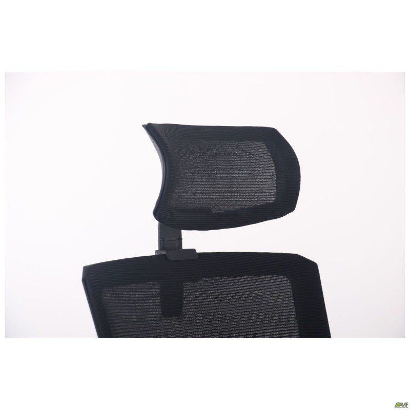Крісло Uran Black HR сидіння Нест-01 чорна/спинка Сітка SL-00 чорна AMF