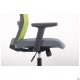 Крісло Uran Black HR сидіння Нест-08 сіра/спинка Сітка SL-06 салатова AMF