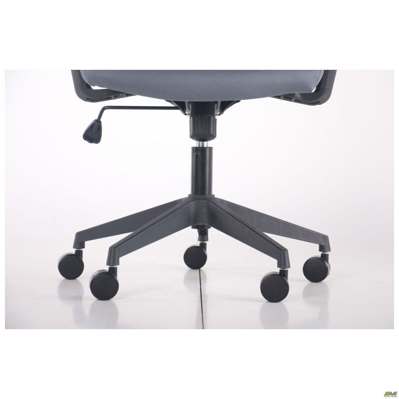 Крісло Uran Black HR сидіння Нест-08 сіра/спинка Сітка SL-06 салатова AMF