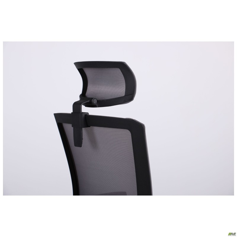 Крісло Uran Black HR сидіння Сідней-17/спинка Сітка HY-109 сіра AMF Крісло Uran Black HR сидіння Сідней-17/спинка Сітка HY-109 сіра AMF