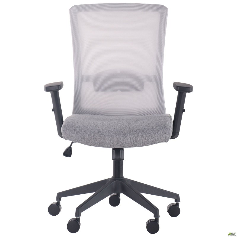 Крісло Uran Black сидіння Сідней-20/спинка Сітка SL-01 св.сіра AMF