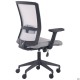 Крісло Uran Black сидіння Сідней-20/спинка Сітка SL-01 св.сіра AMF