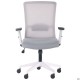 Крісло Uran White сидіння Нест-19 св.сіра/спинка Сітка SL-01 св.сіра AMF