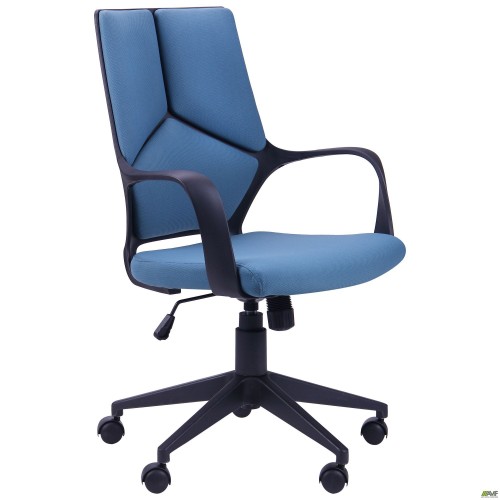 Крісло Urban LB чорний, тк.синій AMF