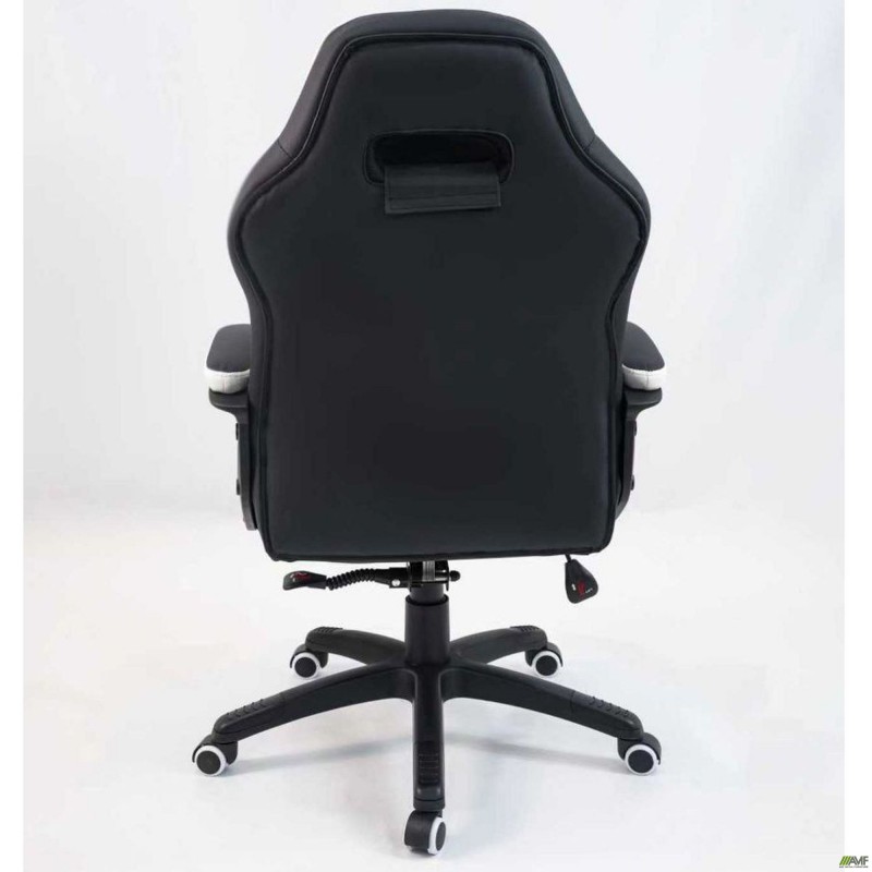 Крісло VR Racer Dexter Alister білий/чорний AMF