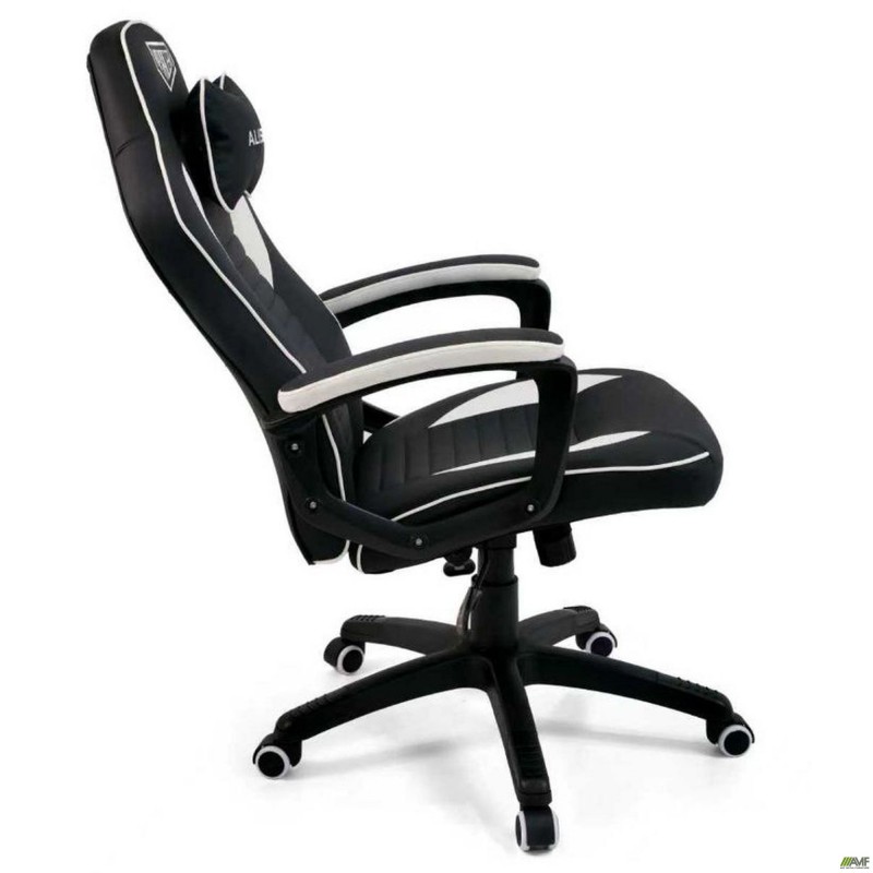 Крісло VR Racer Dexter Alister білий/чорний AMF