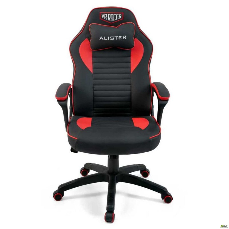 Крісло VR Racer Dexter Alister червоний/чорний AMF