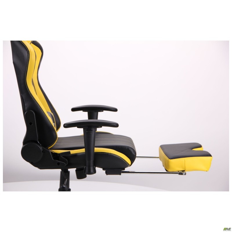 Крісло VR Racer Dexter Megatron чорний/жовтий AMF
