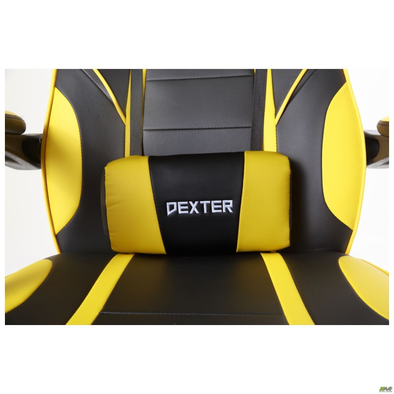 Крісло VR Racer Dexter Webster чорний/жовтий AMF