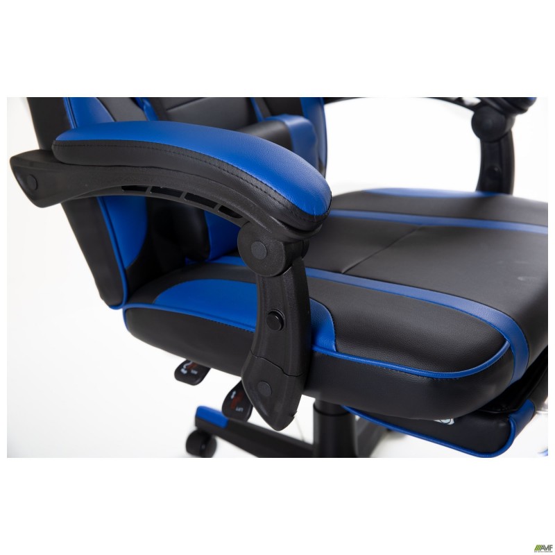 Крісло VR Racer Dexter Webster чорний/синій AMF