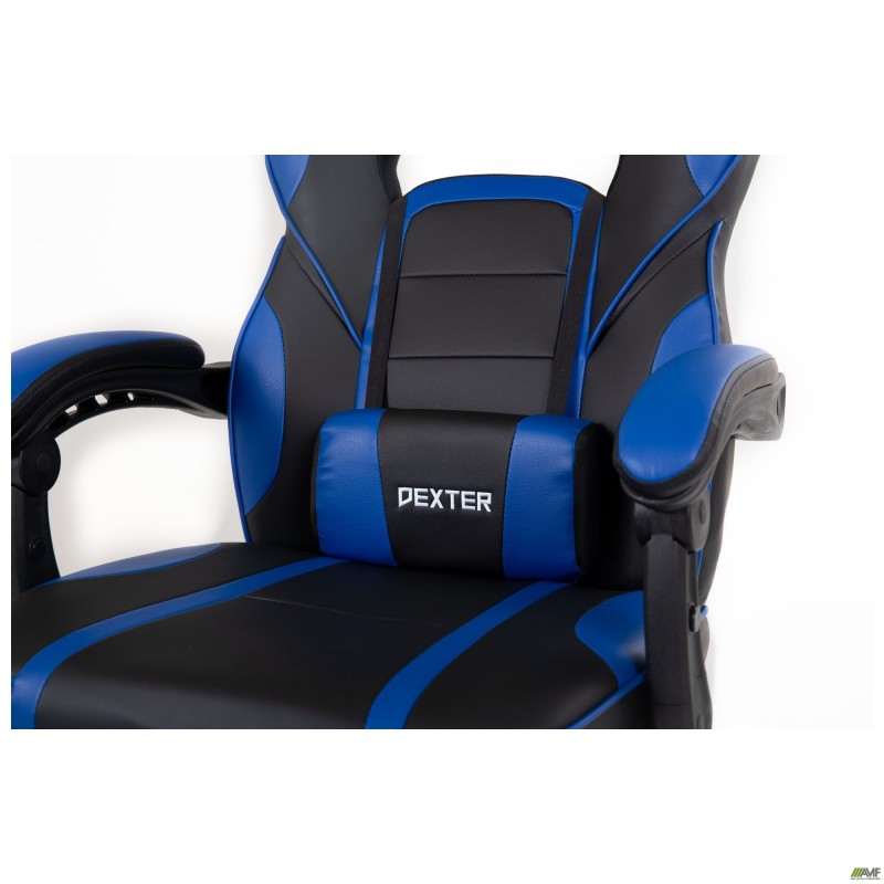 Крісло VR Racer Dexter Webster чорний/синій AMF
