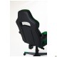 Крісло VR Racer Dexter Webster чорний/зелений AMF