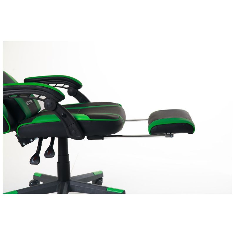 Крісло VR Racer Dexter Webster чорний/зелений AMF