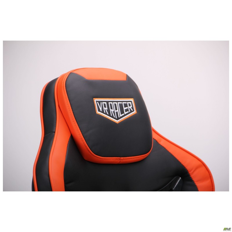 Крісло VR Racer Expert Genius чорний/помаранчевий AMF