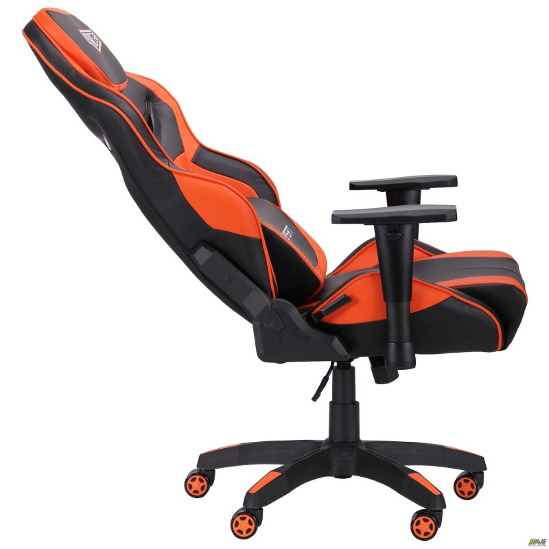 Крісло VR Racer Expert Genius чорний/помаранчевий AMF