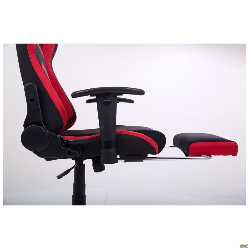 Крісло VR Racer Textile Craft чорний/червоний AMF