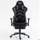 Крісло VR Racer Textile Craft чорний/сірий AMF