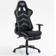 Крісло VR Racer Textile Craft чорний/сірий AMF