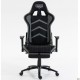 Крісло VR Racer Textile Craft чорний/сірий AMF