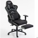 Крісло VR Racer Textile Craft чорний/сірий AMF