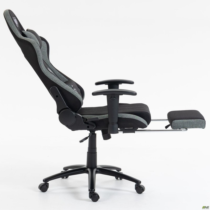 Крісло VR Racer Textile Craft чорний/сірий AMF