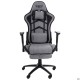 Крісло VR Racer Textile Craft сірий/чорний AMF