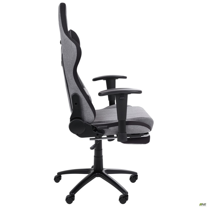 Крісло VR Racer Textile Craft сірий/чорний AMF