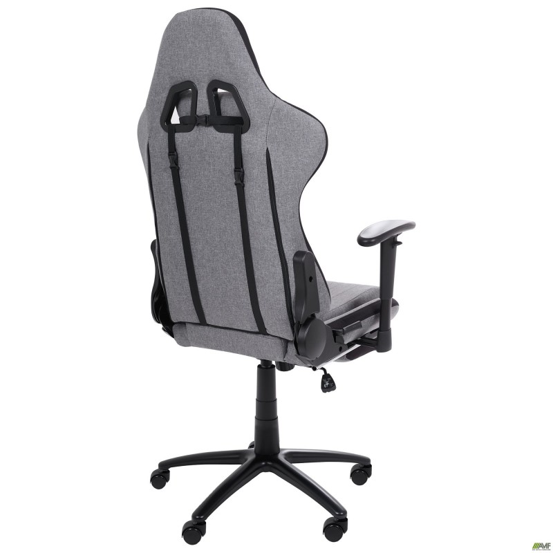 Крісло VR Racer Textile Craft сірий/чорний AMF