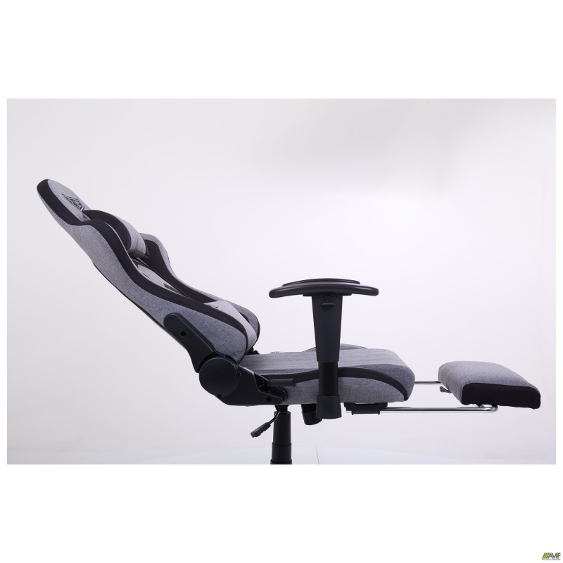 Крісло VR Racer Textile Craft сірий/чорний AMF