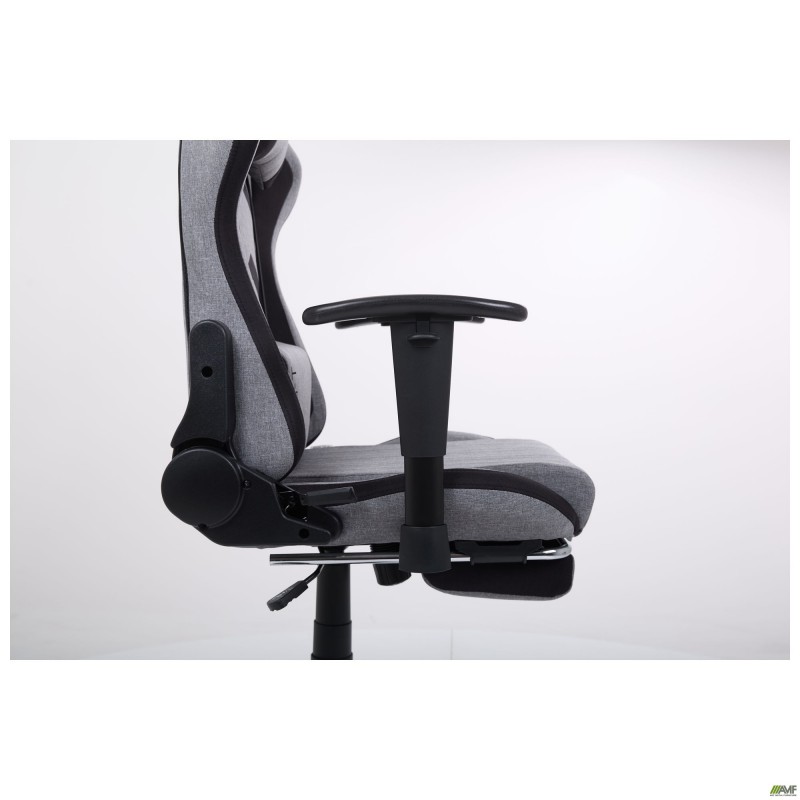 Крісло VR Racer Textile Craft сірий/чорний AMF