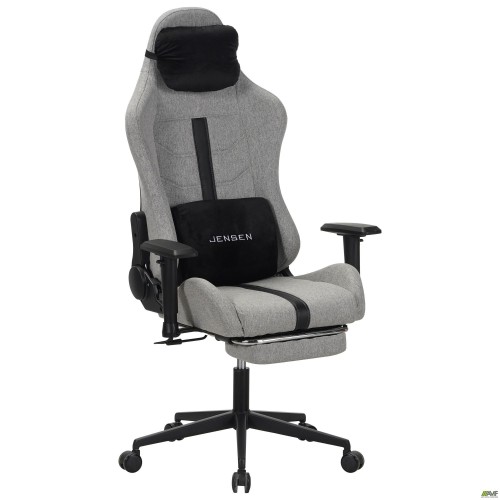 Крісло VR Racer Textile Jensen темно-сірий AMF
